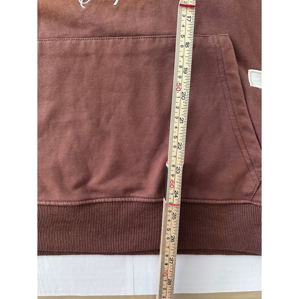 Aelfric Eden Hoodie Medium Skeleton Heart E-Dept Graphic Brown Streetwear Y2K - Picture 5 of 8